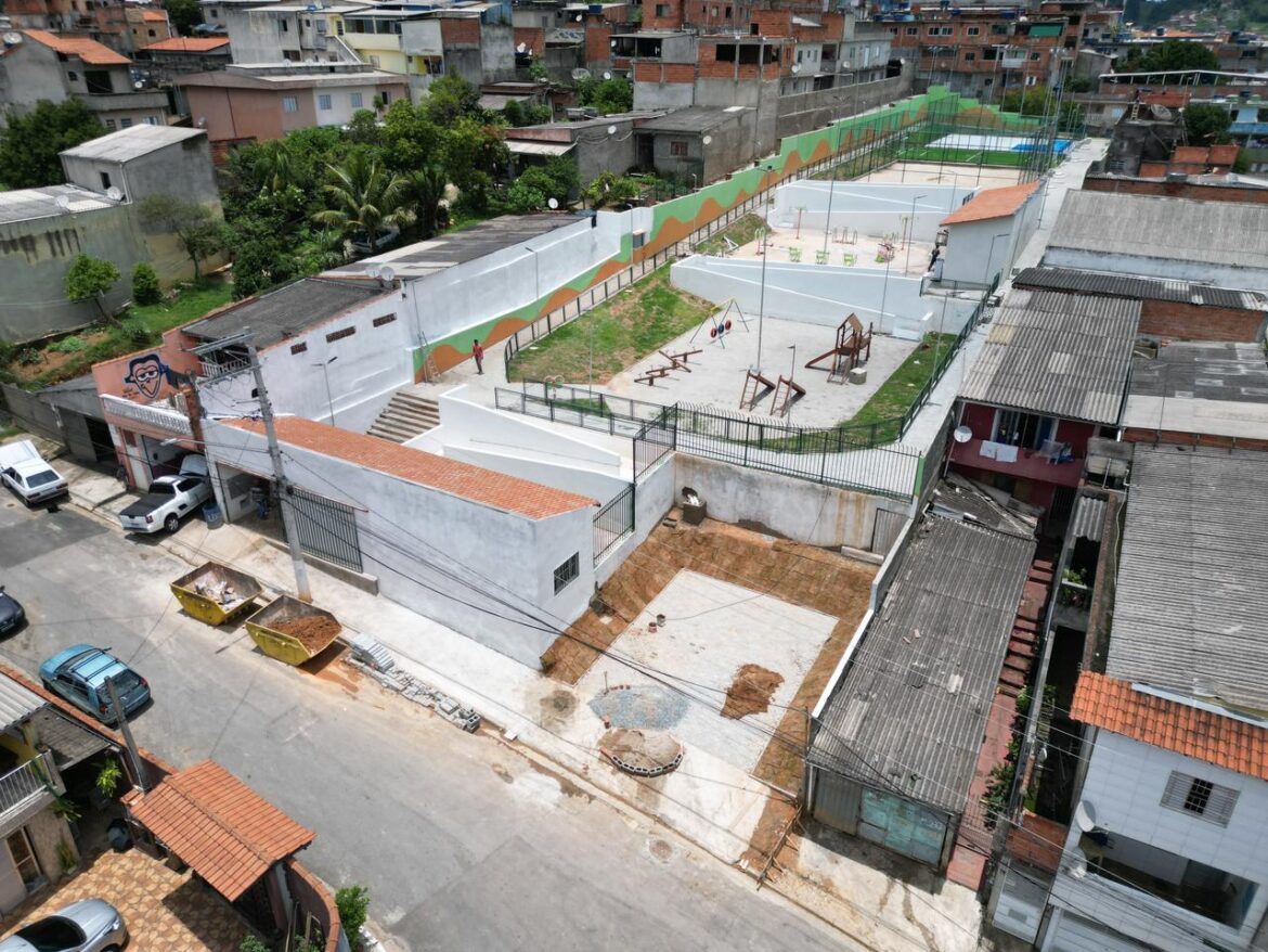 Parque dos Eucaliptos: obra do novo espaço de esporte e lazer de Santana de Parnaíba está na reta final